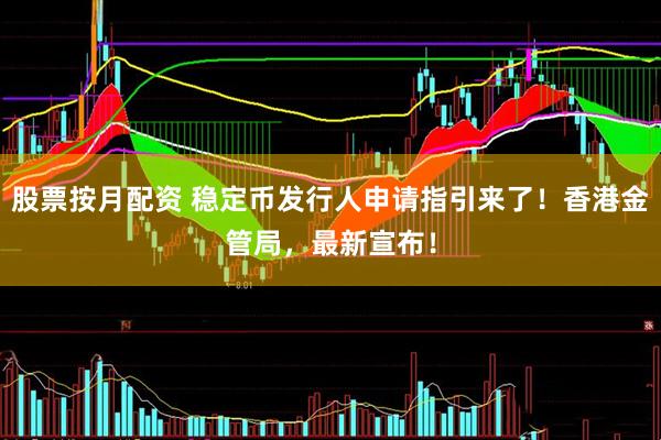 股票按月配资 稳定币发行人申请指引来了！香港金管局，最新宣布！